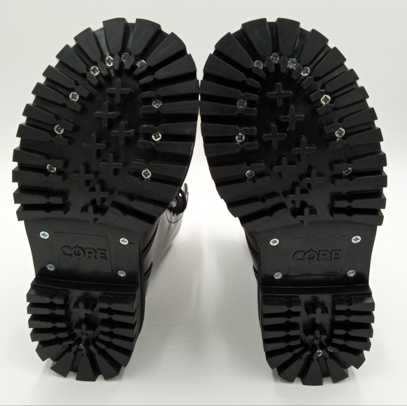 Altercore 351 Leather Black Moto Combat Women's Boots Size EU37  UK5 - Picture 5 of 7